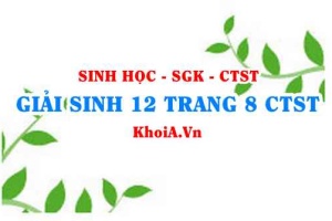 Giải Sinh 12 trang 8 Chân trời Sáng tạo